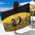 Custom Australia Western Force Sarong 20 Years Anniversary Aboriginal Yellow Version