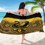 Custom Australia Western Force Sarong 20 Years Anniversary Aboriginal Yellow Version