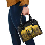Custom Australia Western Force Shoulder Handbag 20 Years Anniversary Aboriginal Yellow Version