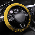 Australia Western Force Steering Wheel Cover 20 Years Anniversary Aboriginal Yellow Version