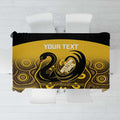Custom Australia Western Force Tablecloth 20 Years Anniversary Aboriginal Yellow Version
