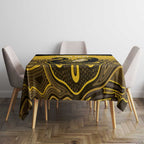 Custom Australia Western Force Tablecloth 20 Years Anniversary Aboriginal Yellow Version