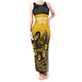 Custom Australia Western Force Tank Maxi Dress 20 Years Anniversary Aboriginal Yellow Version