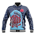 Custom Australia NSW Waratahs Baseball Jacket Go Champions Aboriginal Art
