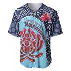 Custom Australia NSW Waratahs Baseball Jersey Go Champions Aboriginal Art