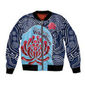 Custom Australia NSW Waratahs Bomber Jacket Go Champions Aboriginal Art