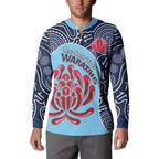 Custom Australia NSW Waratahs Button Sweatshirt Go Champions Aboriginal Art