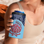 Custom Australia NSW Waratahs 4 in 1 Can Cooler Tumbler Go Champions Aboriginal Art