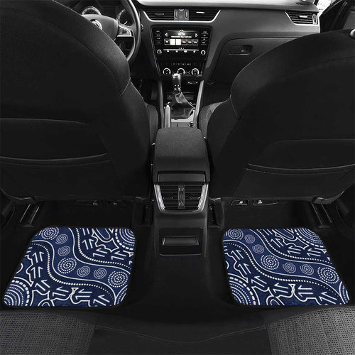 Custom Australia NSW Waratahs Car Mats Go Champions Aboriginal Art