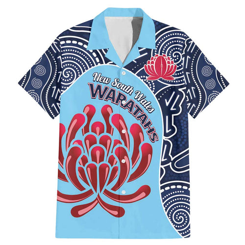 Custom Australia NSW Waratahs Family Matching Mermaid Dress and Hawaiian Shirt Go Champions Aboriginal Art