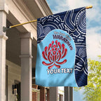 Custom Australia NSW Waratahs Garden Flag Go Champions Aboriginal Art