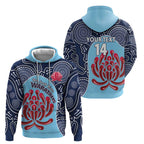 Custom Australia NSW Waratahs Hoodie Go Champions Aboriginal Art