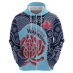 Custom Australia NSW Waratahs Hoodie Go Champions Aboriginal Art