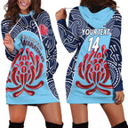 Custom Australia NSW Waratahs Hoodie Dress Go Champions Aboriginal Art
