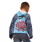 Custom Australia NSW Waratahs Kid Hoodie Go Champions Aboriginal Art