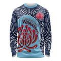 Custom Australia NSW Waratahs Long Sleeve Shirt Go Champions Aboriginal Art