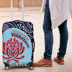 Custom Australia NSW Waratahs Luggage Cover Go Champions Aboriginal Art