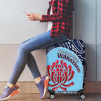 Custom Australia NSW Waratahs Luggage Cover Go Champions Aboriginal Art