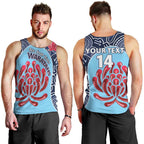 Custom Australia NSW Waratahs Men Tank Top Go Champions Aboriginal Art