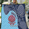Custom Australia NSW Waratahs Quilt Go Champions Aboriginal Art