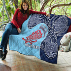 Custom Australia NSW Waratahs Quilt Go Champions Aboriginal Art