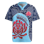 Custom Australia NSW Waratahs Rugby Jersey Go Champions Aboriginal Art