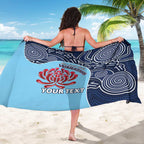Custom Australia NSW Waratahs Sarong Go Champions Aboriginal Art