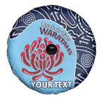 Custom Australia NSW Waratahs Spare Tire Cover Go Champions Aboriginal Art