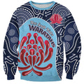 Custom Australia NSW Waratahs Sweatshirt Go Champions Aboriginal Art