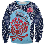 Custom Australia NSW Waratahs Sweatshirt Go Champions Aboriginal Art