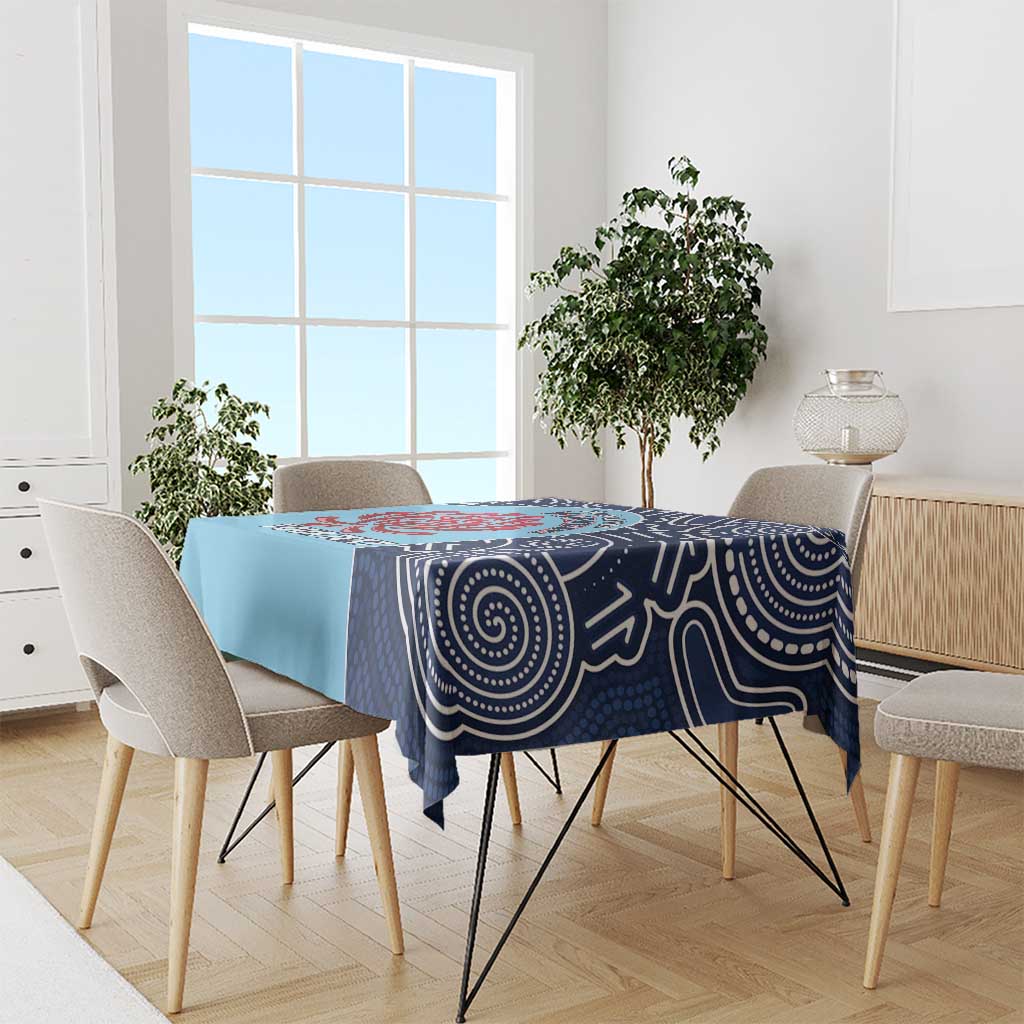 Custom Australia NSW Waratahs Tablecloth Go Champions Aboriginal Art