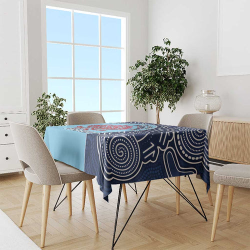 Custom Australia NSW Waratahs Tablecloth Go Champions Aboriginal Art