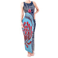 Custom Australia NSW Waratahs Tank Maxi Dress Go Champions Aboriginal Art