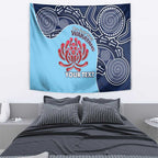 Custom Australia NSW Waratahs Tapestry Go Champions Aboriginal Art