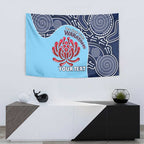 Custom Australia NSW Waratahs Tapestry Go Champions Aboriginal Art