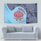 Custom Australia NSW Waratahs Tapestry Go Champions Aboriginal Art