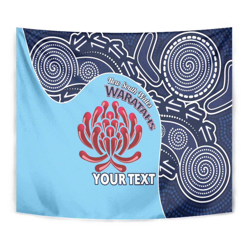 Custom Australia NSW Waratahs Tapestry Go Champions Aboriginal Art