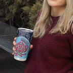Custom Australia NSW Waratahs Tumbler Cup Go Champions Aboriginal Art