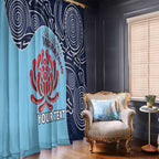 Custom Australia NSW Waratahs Window Curtain Go Champions Aboriginal Art