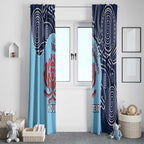Custom Australia NSW Waratahs Window Curtain Go Champions Aboriginal Art
