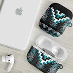 Paua Shell Taniko Pattern Aotearoa AirPods Case Niho Taniwha Mix Poutama - Aussie Hoodie