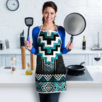 Paua Shell Taniko Pattern Aotearoa Apron Niho Taniwha Mix Poutama - Aussie Hoodie
