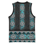 Paua Shell Taniko Pattern Aotearoa Basketball Jersey Niho Taniwha Mix Poutama - Aussie Hoodie