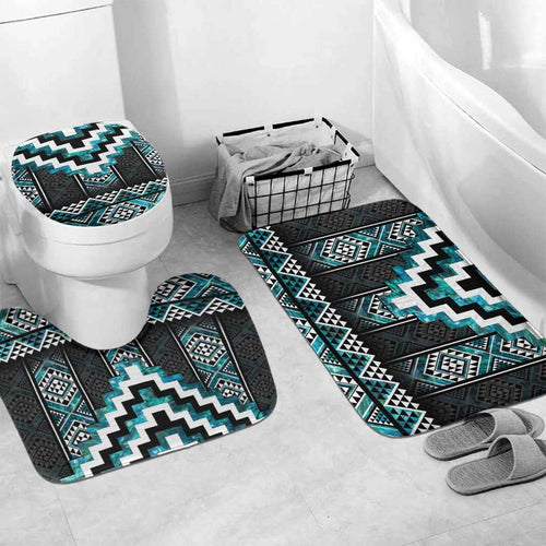 Paua Shell Taniko Pattern Aotearoa Bathroom Set Niho Taniwha Mix Poutama - Aussie Hoodie