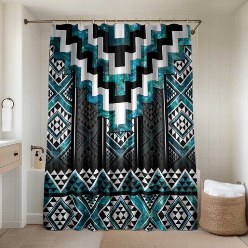 Paua Shell Taniko Pattern Aotearoa Bathroom Set Niho Taniwha Mix Poutama - Aussie Hoodie