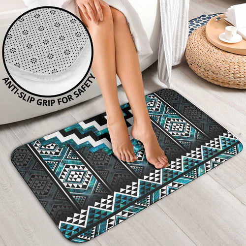 Paua Shell Taniko Pattern Aotearoa Bathroom Set Niho Taniwha Mix Poutama - Aussie Hoodie