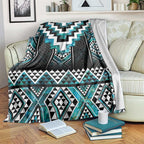 Paua Shell Taniko Pattern Aotearoa Blanket Niho Taniwha Mix Poutama