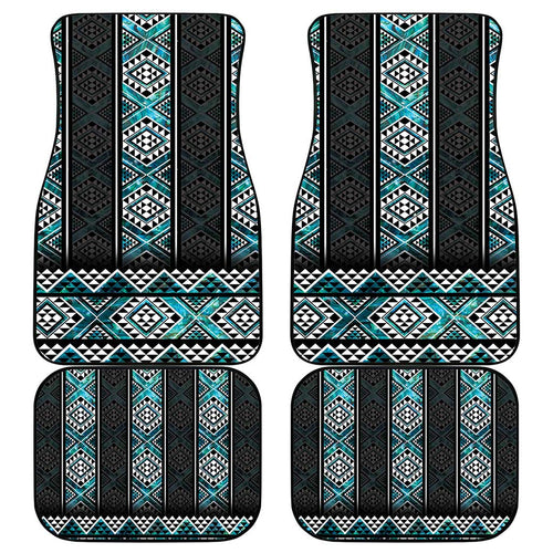 Paua Shell Taniko Pattern Aotearoa Car Mats Niho Taniwha Mix Poutama