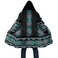 Paua Shell Taniko Pattern Aotearoa Cloak Niho Taniwha Mix Poutama - Aussie Hoodie
