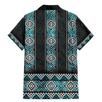 Paua Shell Taniko Pattern Aotearoa Family Matching Mermaid Dress and Hawaiian Shirt Niho Taniwha Mix Poutama
